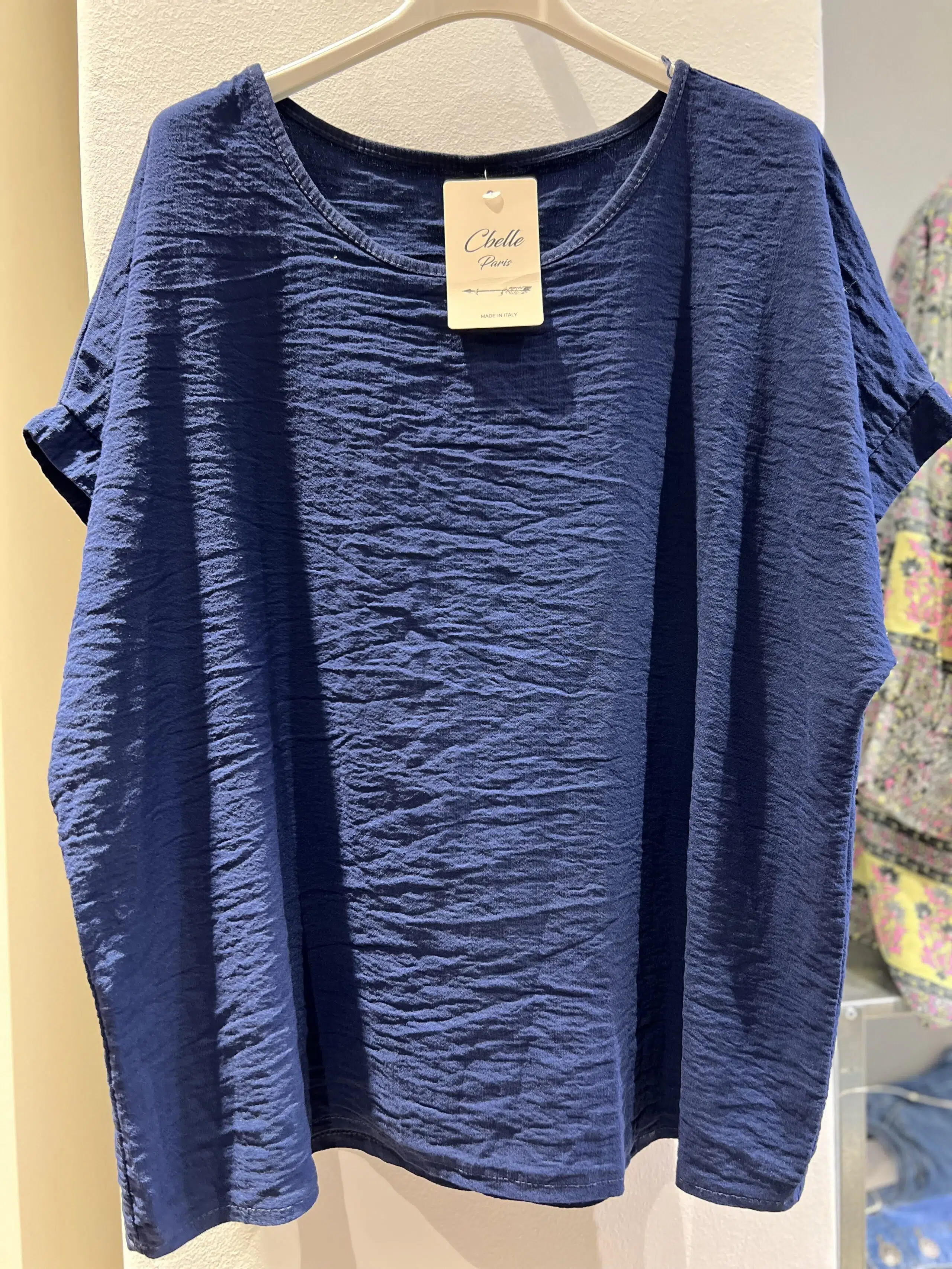 Basic T-Shirt Hør/Bomuld - Image 2