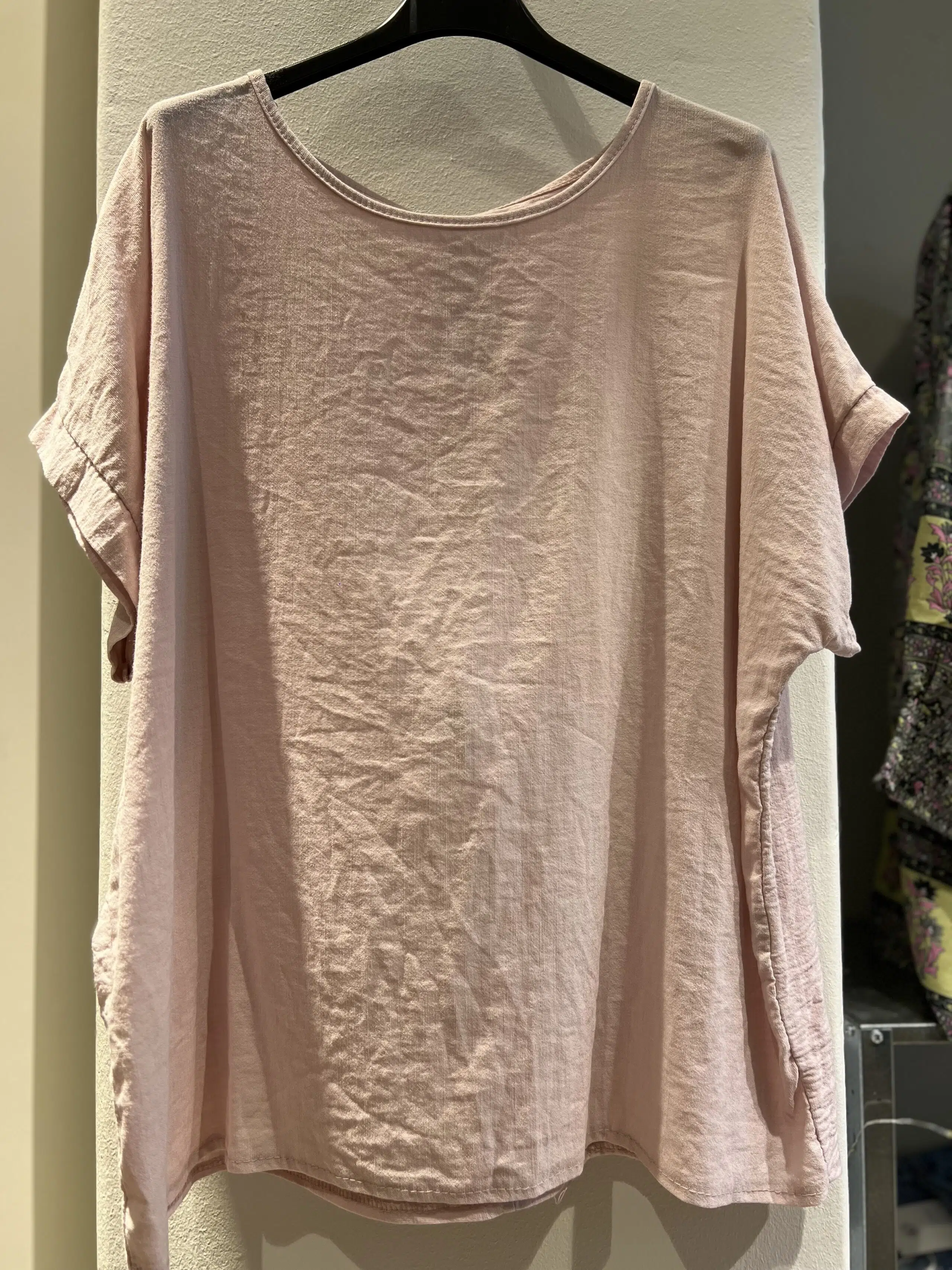 Basic T-Shirt Hør/Bomuld - Image 3