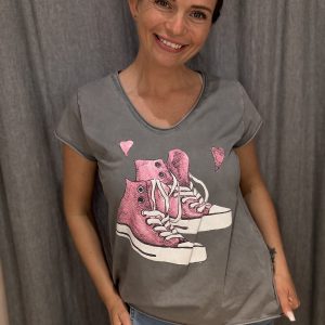 T-Shirt med Sko