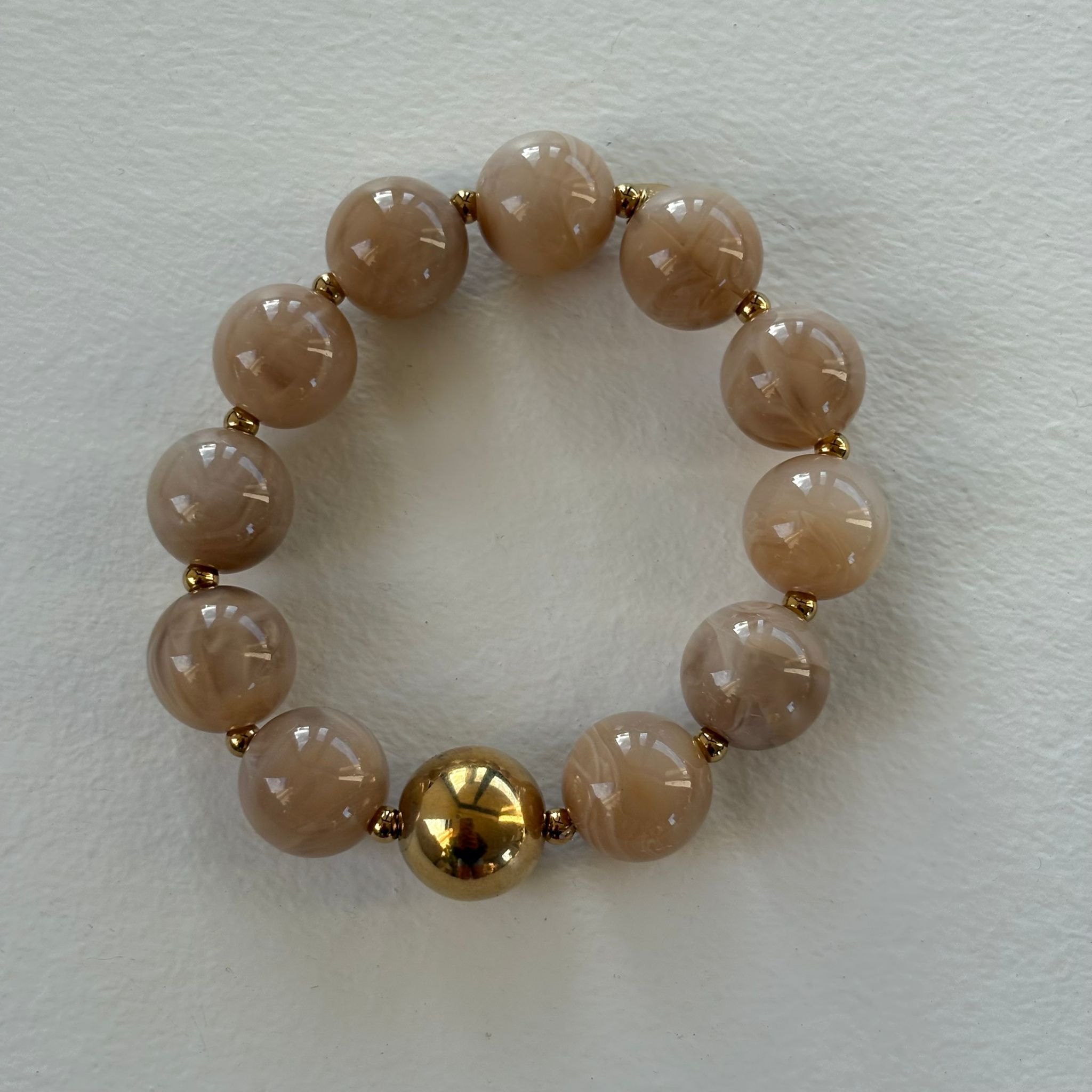 Elastik Armbånd Taupe
