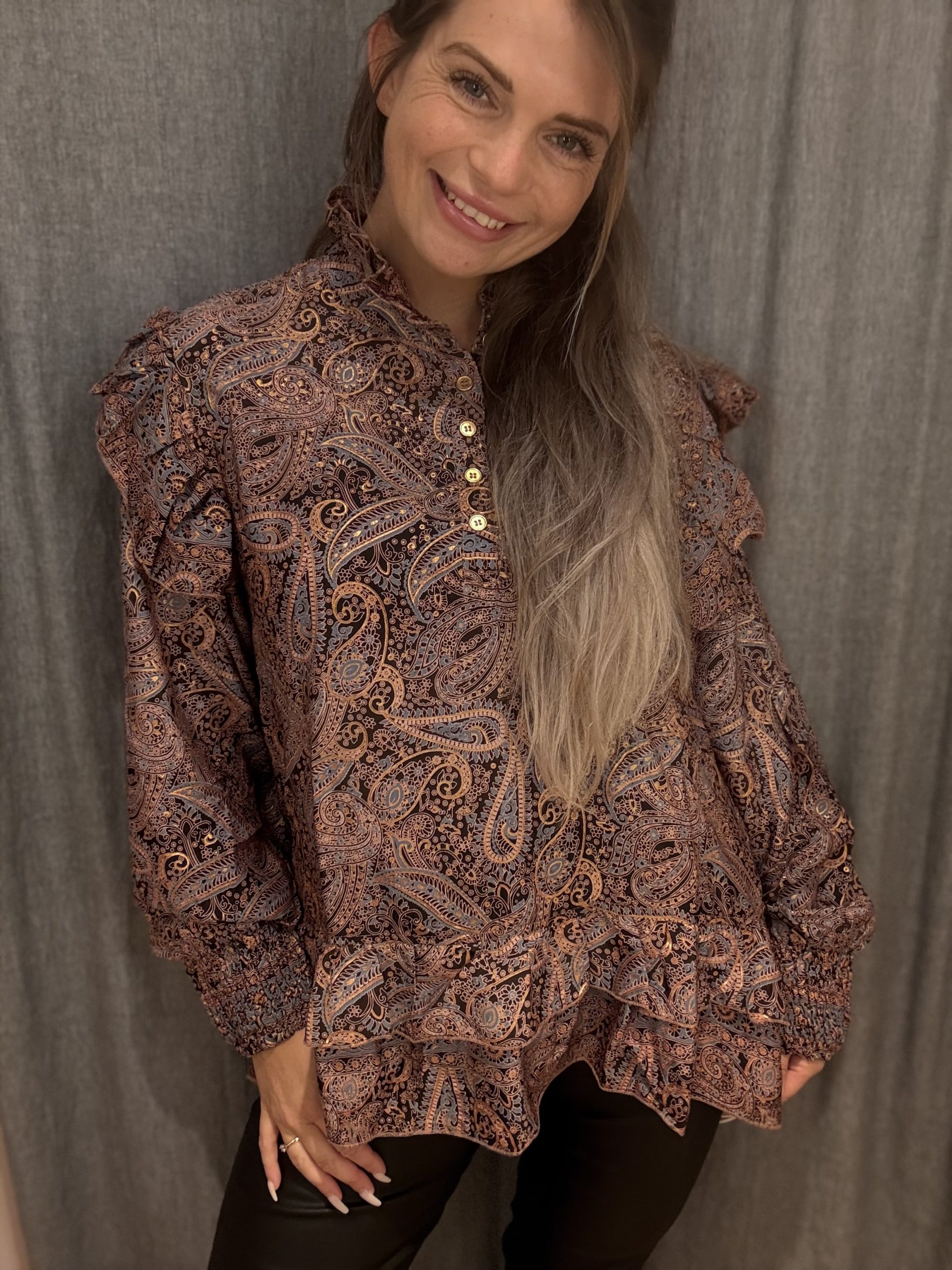 Wilto Fie Skjorte Brun