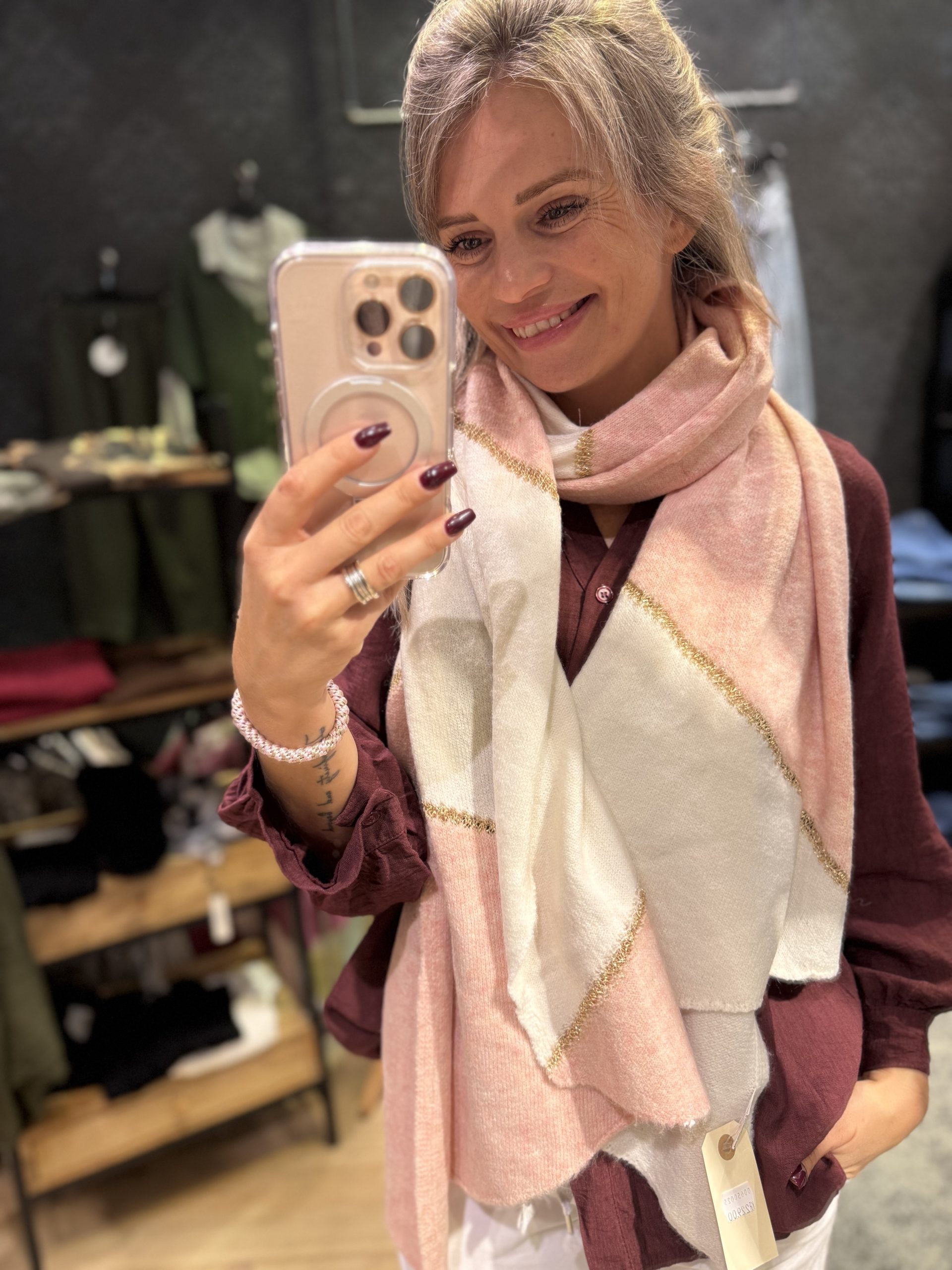 Halstørklæde Patchwork