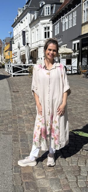Blomsterkjole Bomuld
